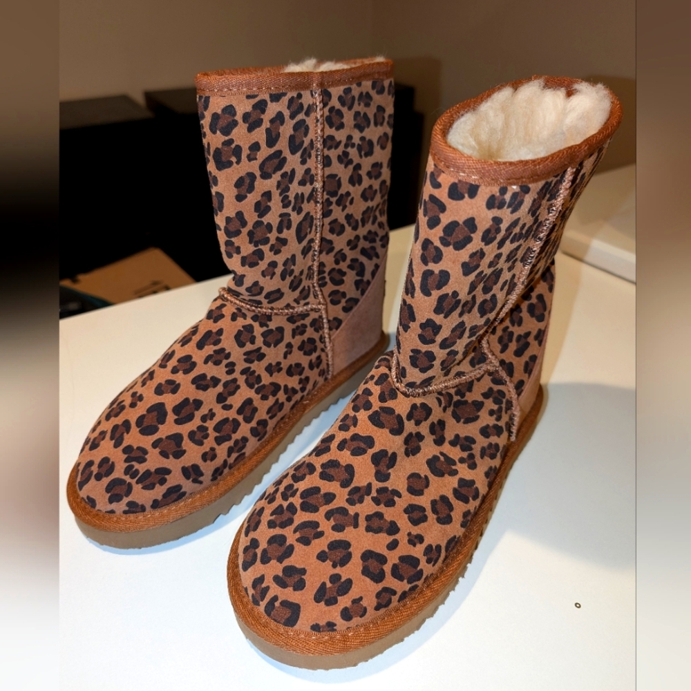 Brand new leopard boots!
